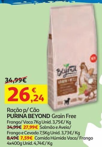 Auchan Ração cão beyond promoção