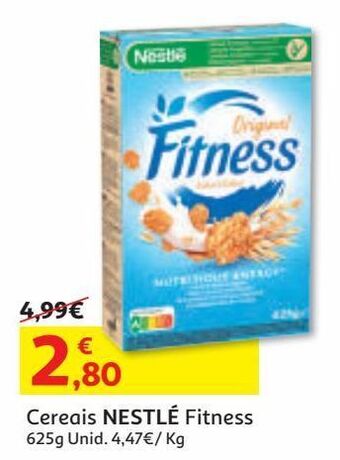 Auchan Cereais nestlé fitness 625 g promoção
