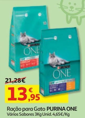 Auchan Ração gato purina one promoção