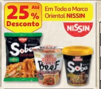 Auchan Cup noodles nissin promoção