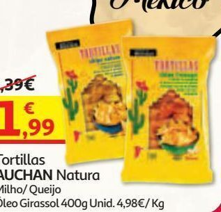 Auchan Tortillas milho auchan promoção