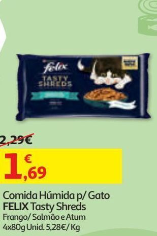 Auchan Comida húm gato felix promoção
