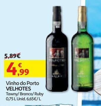 Auchan Vinho do porto velhotes promoção