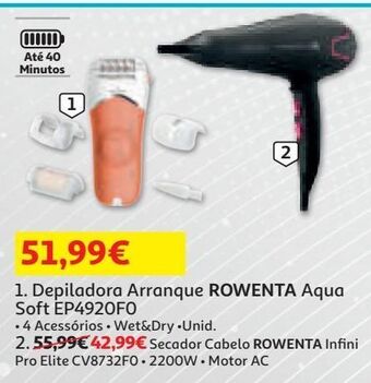 Depiladora arranque rowenta