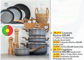 Auchan Caçarola c/ cabo rustica celar promoção