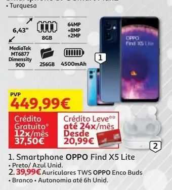 Smartphone oppo find x5 lite