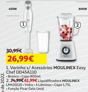Auchan Varinha s/acessórios moulinex promoção