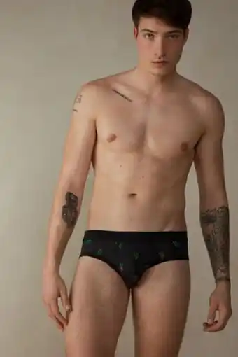 Intimissimi Cuecas estampa catos em algodão supima® elástico promoção