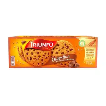 Pingo Doce Bolachas digestive com pepitas de chocolate triunfo promoção