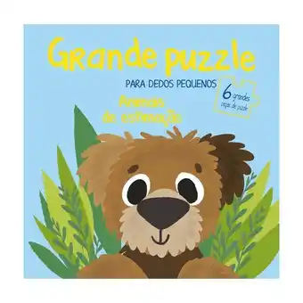 Livro grande puzzle dedos pequenos animais de estimação