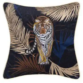 Hôma Almofada veludo tigre promoção