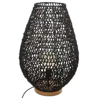 Hôma Candeeiro de mesa etel preto 55cm promoção