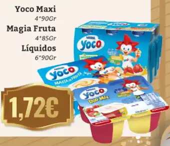 Belita Yoco Maxi 4*90Gr/Margia Fruta 4*85Gr/Líquidos 6*90Gr promoção