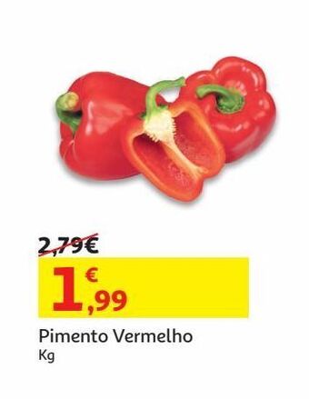 Auchan Pimento vermelho:kg promoção