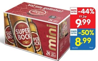 Minipreço Cerveja super bock promoção