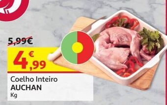 Auchan Coelho inteiro auchan:kg promoção