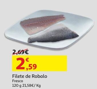 Auchan Filete robalo:fresco 120 gr promoção