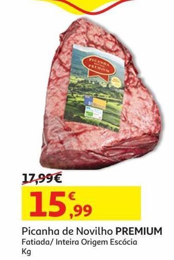Auchan Picanha novilho fatiada promoção