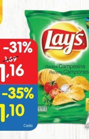 Minipreço Batata chips lay's promoção