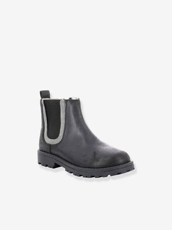 Vertbaudet Botas para menina, grooky da kickers® - preto medio liso... promoção