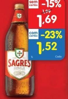 Minipreço Cerveja sagres promoção