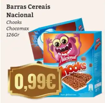 Belita Barras Cereais Nacional Chooks Chocomax 126Gr promoção