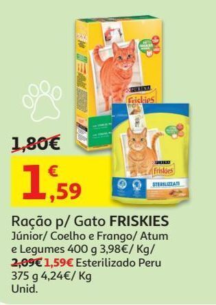 Auchan Ração gato friskies promoção