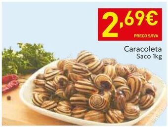 Recheio Caracóis promoção