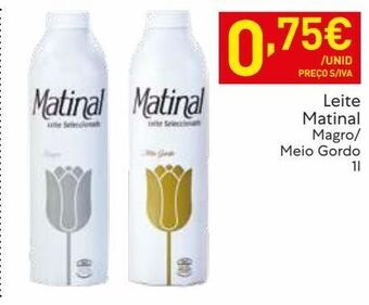 Recheio Leite matinal promoção