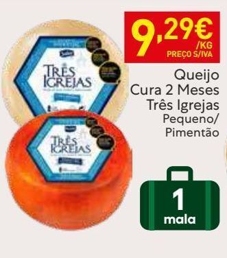 Recheio Queijos três igrejas promoção