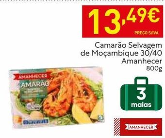 Recheio Camarão amanhecer promoção