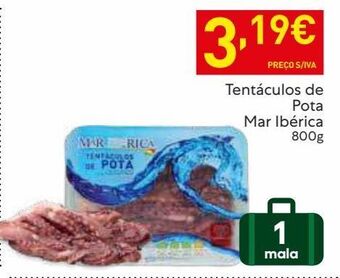 Recheio Tentáculos de lula mar ibérica promoção