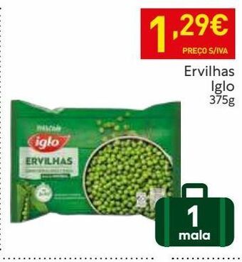 Recheio Ervilhas congeladas iglo promoção
