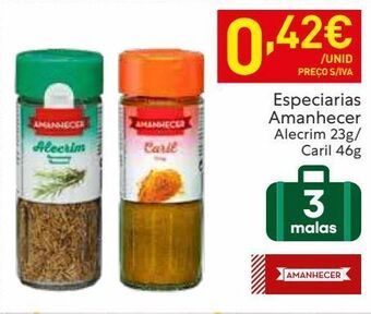 Especiarias amanhecer
