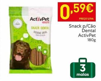 Recheio Ração para cães activpet promoção