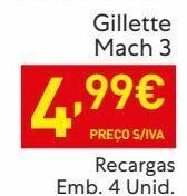 Recheio Barbear gillette promoção