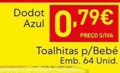 Recheio Toalhas umedecidas dodot promoção