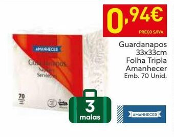 Recheio Guardanapos de papel amanhecer promoção