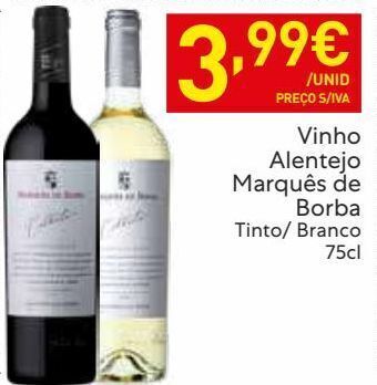 Recheio Vinhos marqués de borba promoção