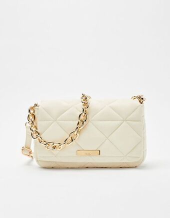 Bershka Mala acolchoada efeito nylon corrente chunky promoção