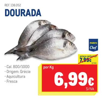 Makro Dourada 800/1000kg promoção