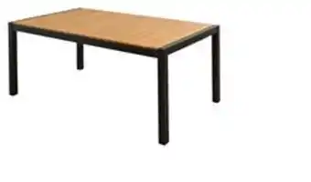 Matilda mesa extensível preto h 75 x w 189 x d 100 cm