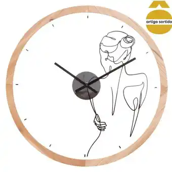 Hôma Relógio de parede com decoração promoção