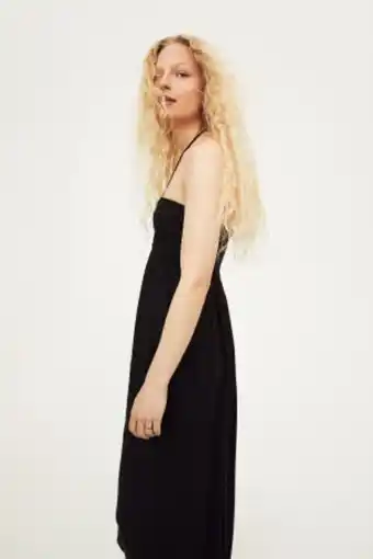 H&M Vestido com atilhos promoção
