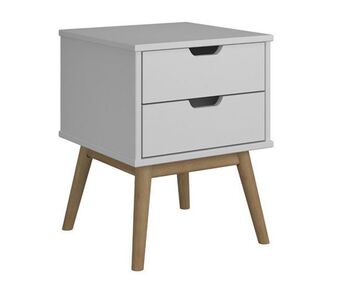Conforama Mesa de cabeceira 2 gavetas vita promoção