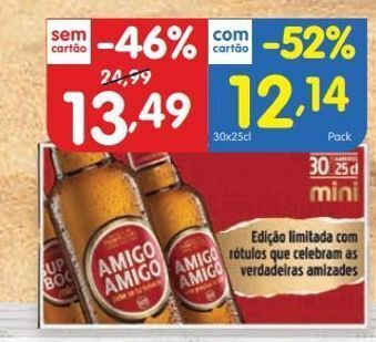 Minipreço Cerveja super bock promoção