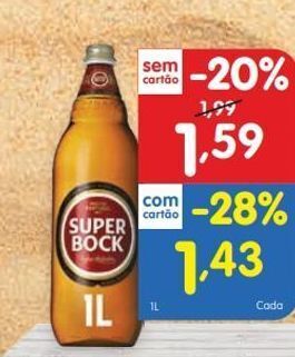 Minipreço Cerveja super bock promoção