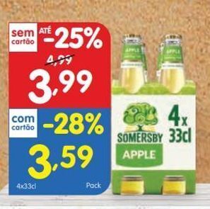 Minipreço Sidra somersby promoção