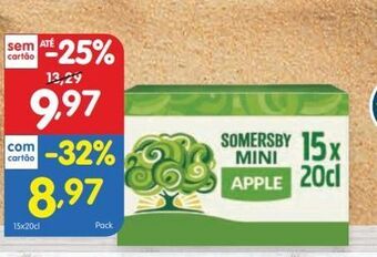 Minipreço Sidra somersby promoção