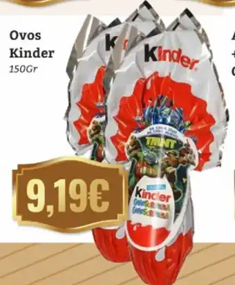 Belita Ovos Kinder 150Gr promoção
